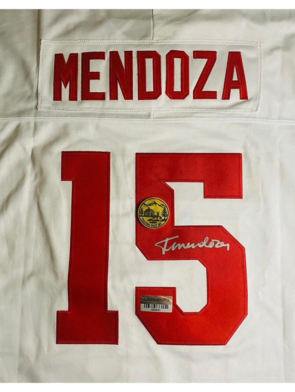 Fernando Mendoza Signed Jersey With COA (988041)